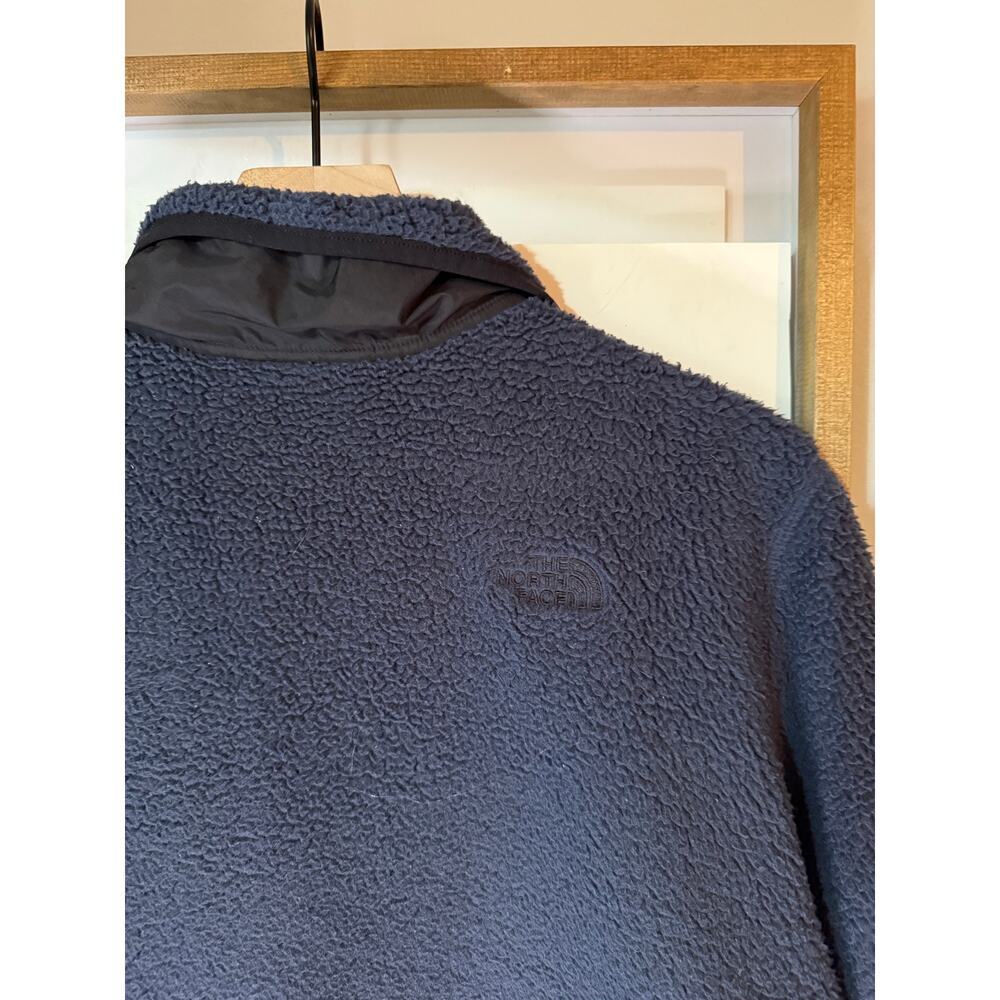 The North Face Dunraven Campshire Fleece Parka navy size large - Picture 8 of 11